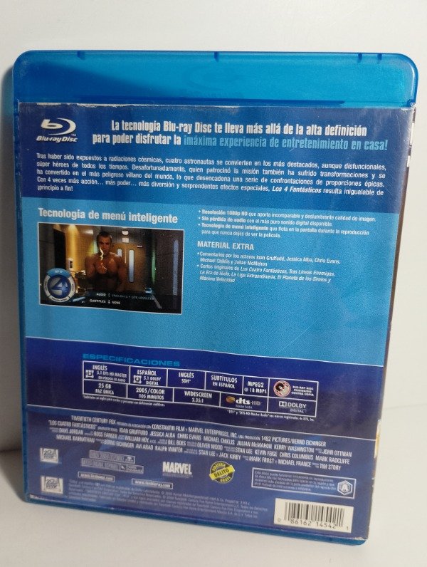 Producto - Los Cuatro Fantásticos (2005) - Blu-ray - 1