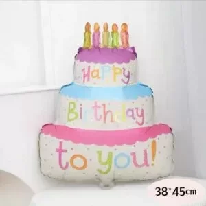 Producto - GLOBO PASTEL DE CUMPLEAÑOS