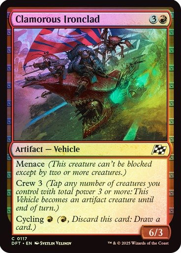 Producto - Clamorous Ironclad Foil  Aetherdrift