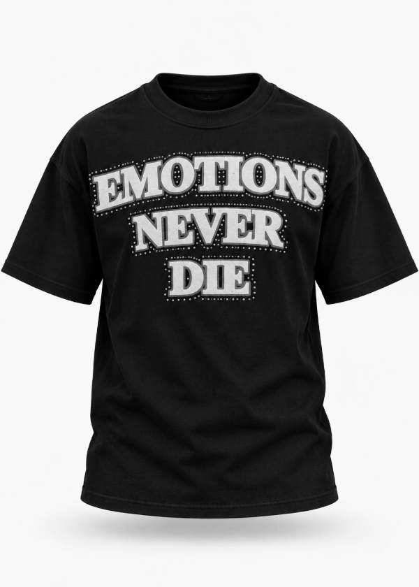 Producto - Remera Mixed Emotion Never Negra - 3