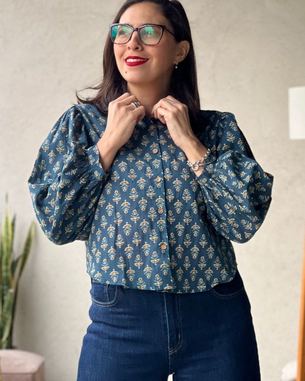 Producto - Camisa Balon Azul Acero S M