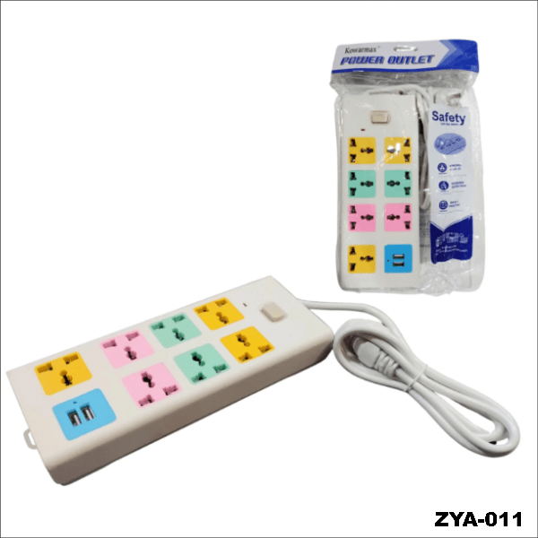 Producto - ZAPATILLA KOWARMAX 7 TOMAS 220V + 2USB