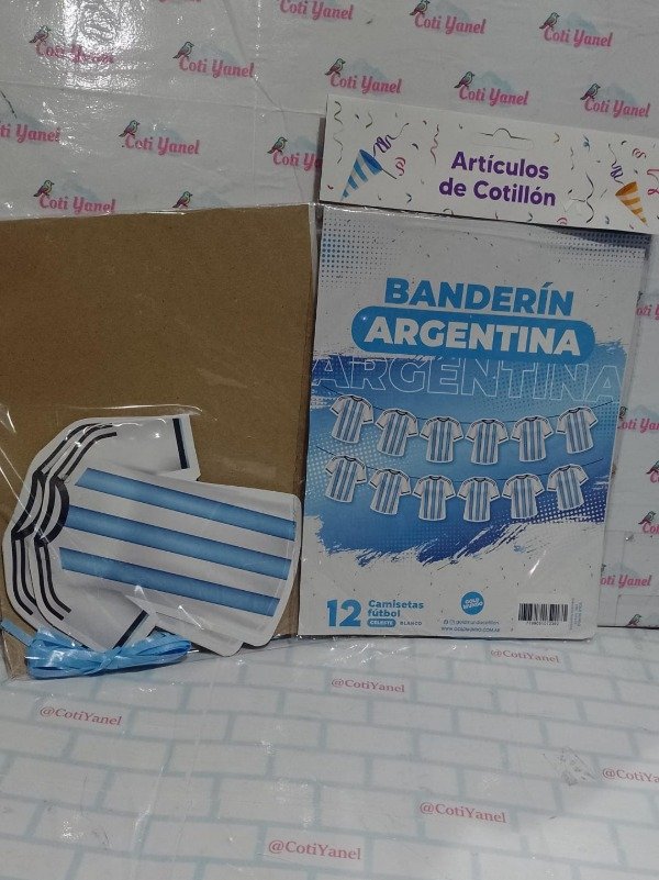 Producto - Banderin camiseta ARGENTINA