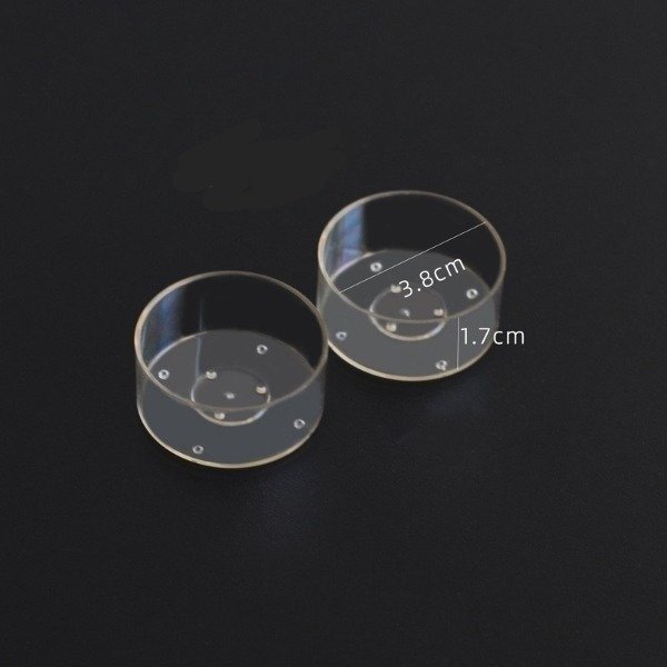 Producto - Base acrilica para vela de té CIRCULAR