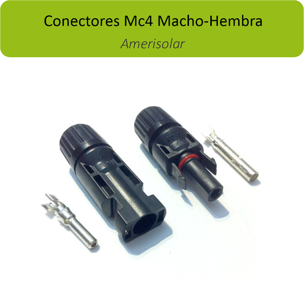 Producto - Conectores MC4 Macho y Hembra - Pack 5 Pares - 1