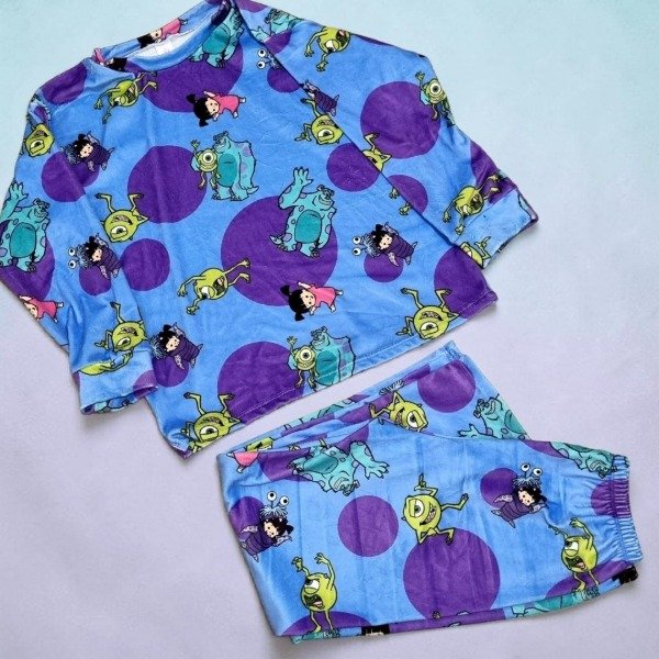 Producto - Conjunto Pijama Monster Inc Plush Bifaz