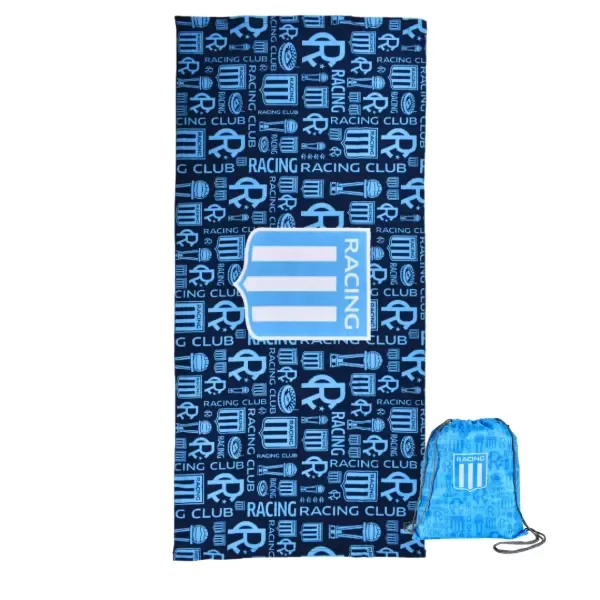 Producto - Toallon Racing Club con mochila Escudo y copas