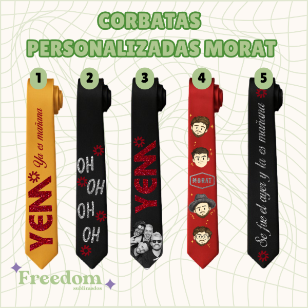 Corbatas personalizadas MORAT