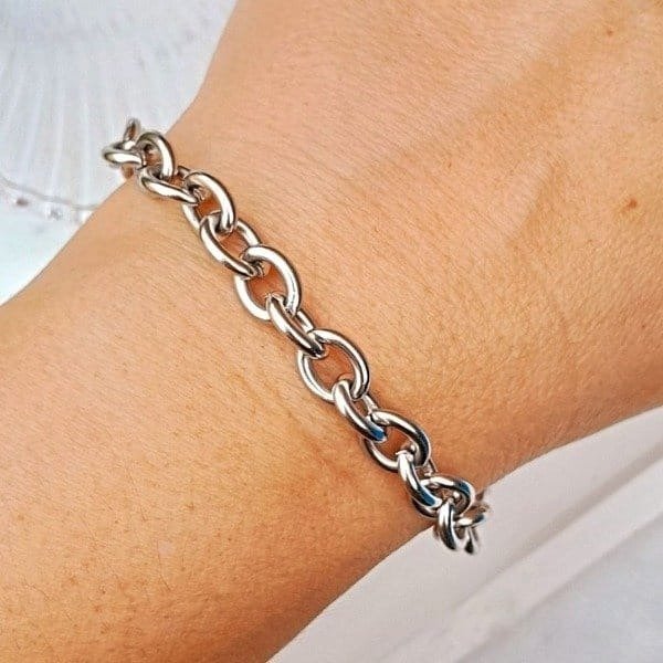 Producto - Pulsera eslabón oval Acero Quirúrgico