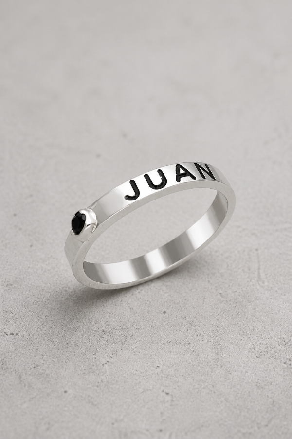 Producto - Anillo cinta con Cúbic