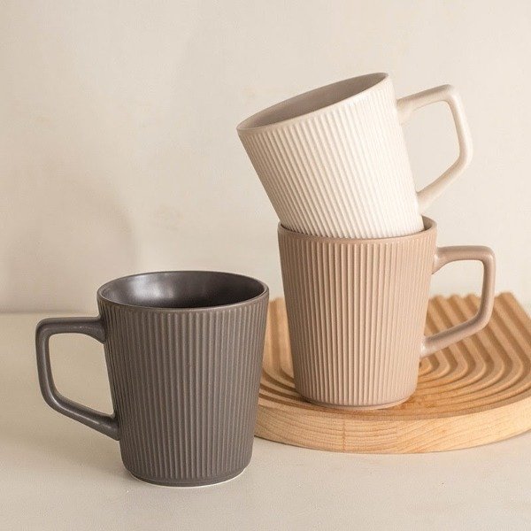 Producto - TAZA PORCELANA C/RAYA 400ML