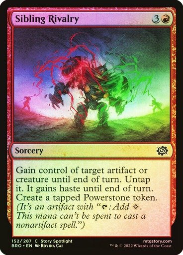 Producto - Sibling Rivalry Foil  The Brothers' War