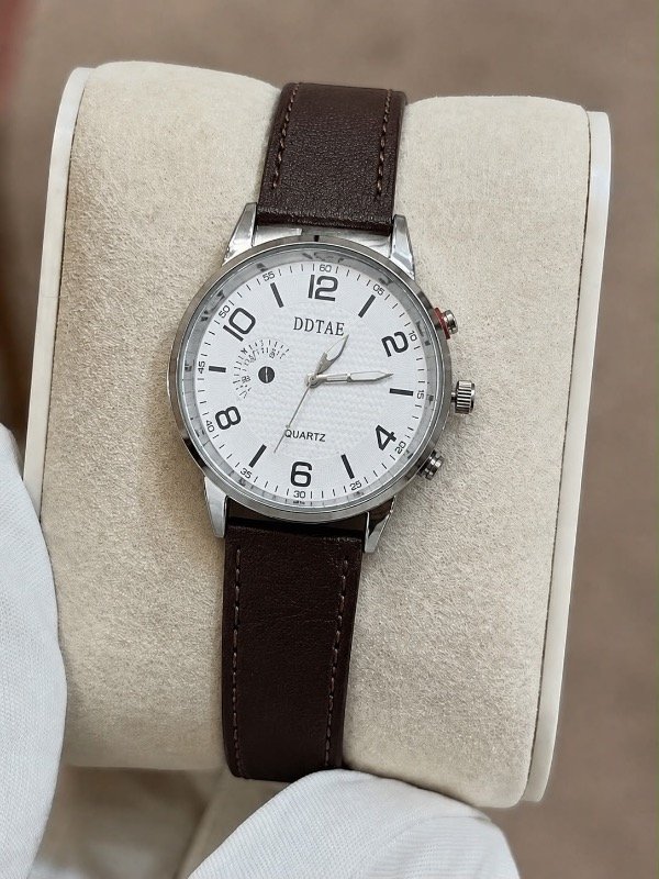 Producto - Reloj masculino eco cuero - CHOCOLATE