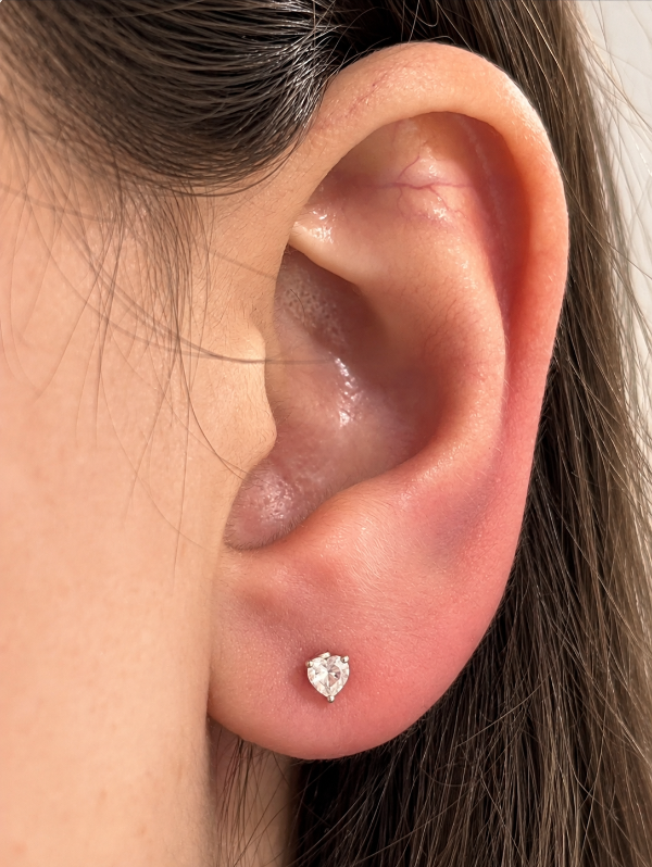 Producto - Abridor corazon pequeño de plata laminada
