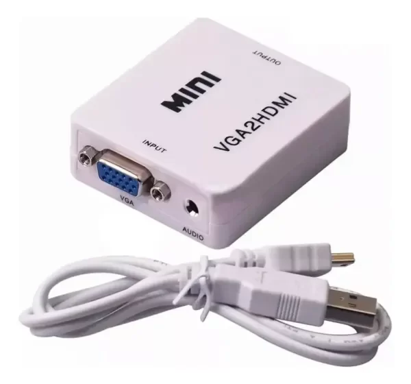 Producto - CONVERSOR - JH-001B - MINI CONVERSOR VGA A HDMI