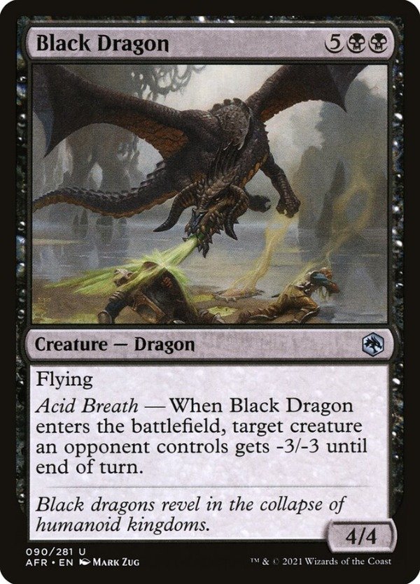 Producto - Black Dragon  Adventures in the Forgotten Realms