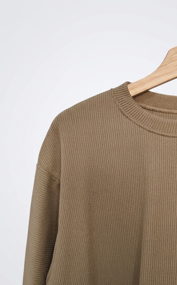 Producto - Buzo tela rayada - Beige - 1