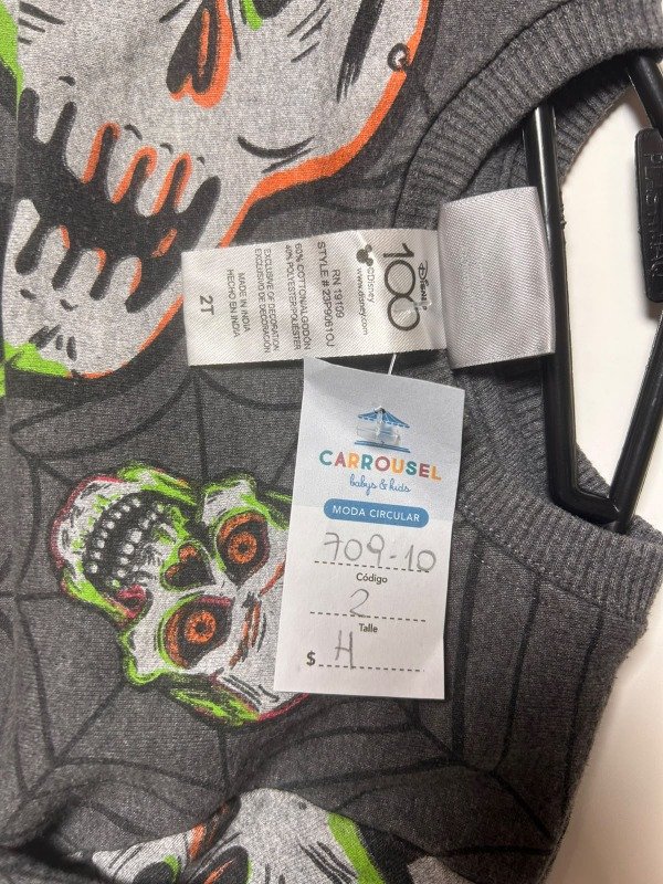 Producto - Buzo gris estampado Halloween Disney 100 - 4