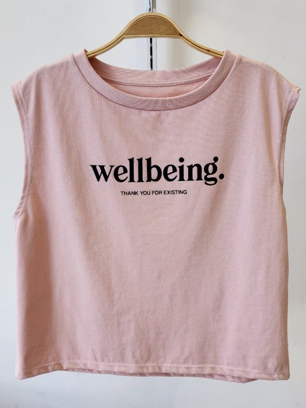 Producto - Sin Manga Algodón 20/1 Estampa "Wellbeing" (Art. 5886)