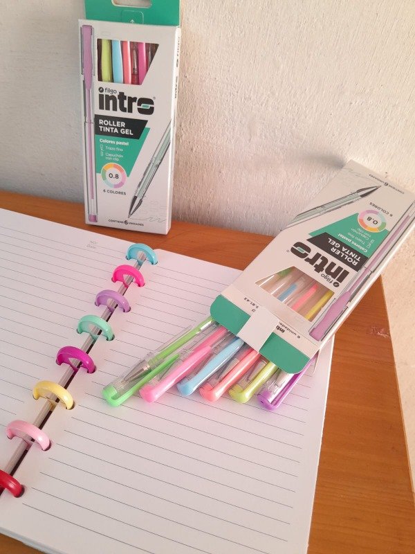 Producto - Roller Gel Pastel Surtido - Caja x 6 - 2