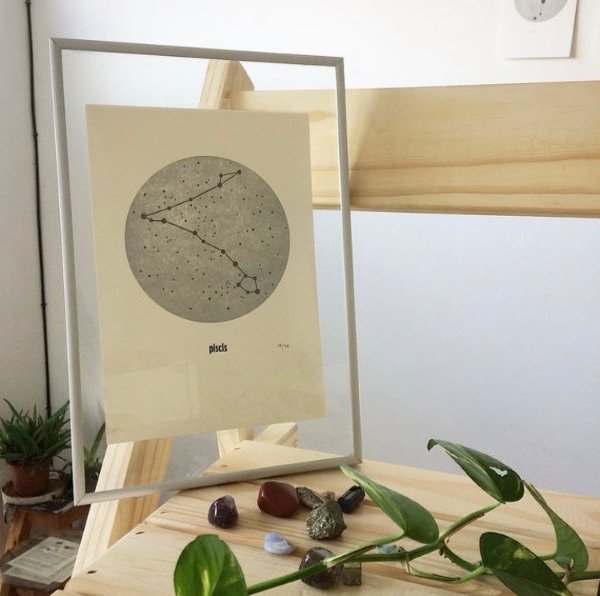 Producto - Lámina Constelación Piscis