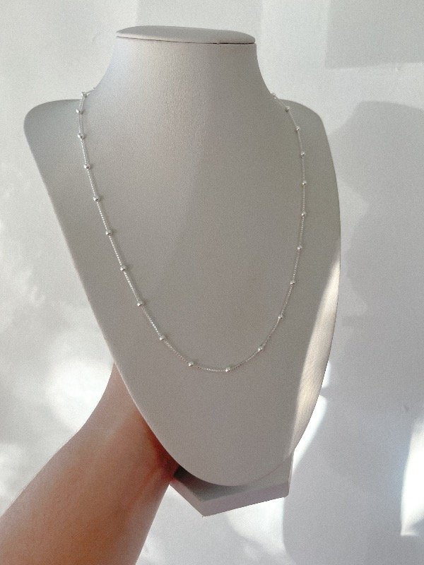 Producto - Cadena veneciana y bolitas más grandes 50cm