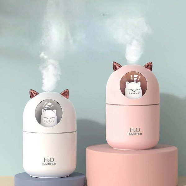 Producto - Humidificador Gatito con luz led