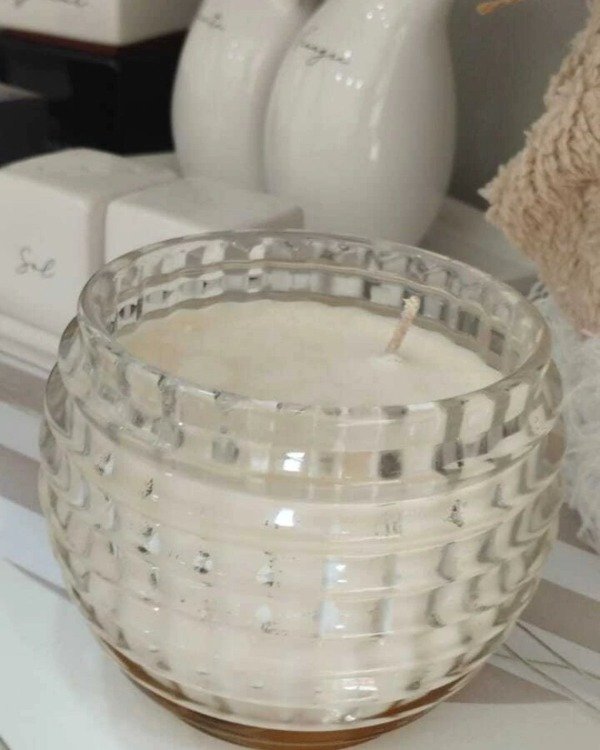 Producto - VELA REDONDA VIDRIO LABRADO