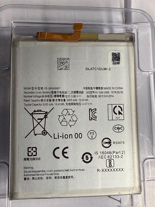 Producto - BATERIA EB-BA546ABY PARA SAMSUNG A34 5G A54 5G