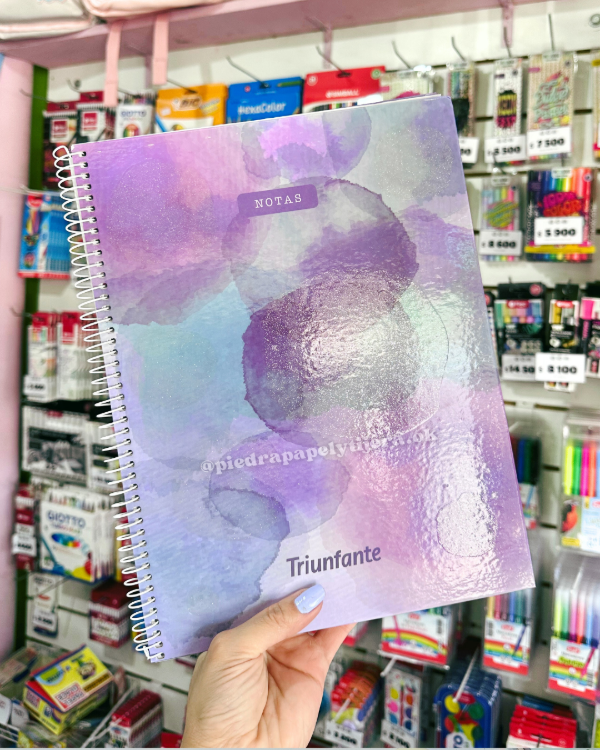 Producto - Cuaderno A4 tapa dura lila