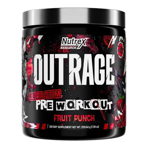 Producto - Outrage Ultra Stim 30 Serv Nutrex Research