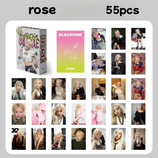 Producto - Set 55x Photocards ROSÉ - 1