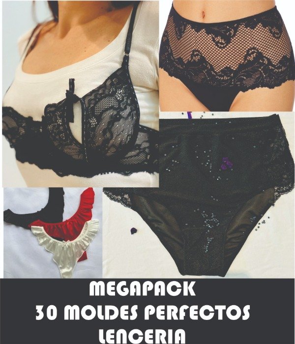 Producto - MEGA PACK 30 MOLDES PERFECTOS DE LENCERIA PARA TU NEGOCIO