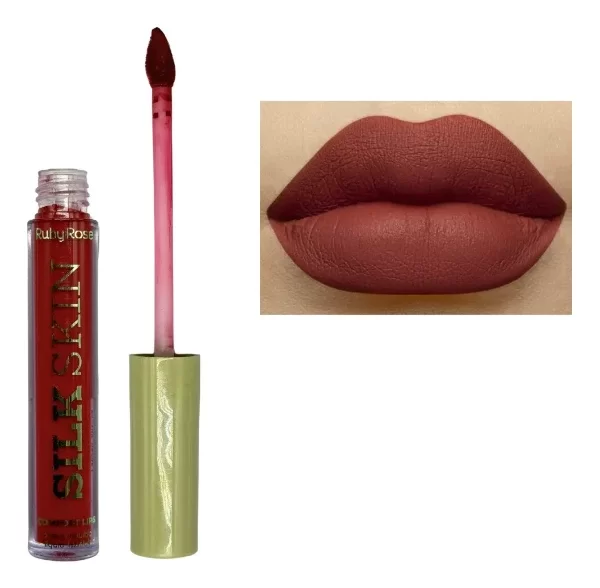 Producto - Labial matte Silk Skin - Ruby Rose tono SL11