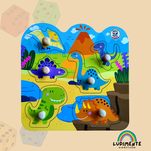 Producto - Juego de encastres. Dinosaurios.