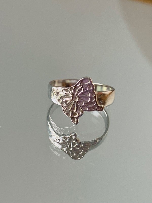 Producto - Anillo Butterfly Silver Waterproof