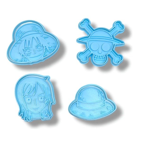 Producto - Kit Cortantes One Piece Luffy Nami Sombrero Logo