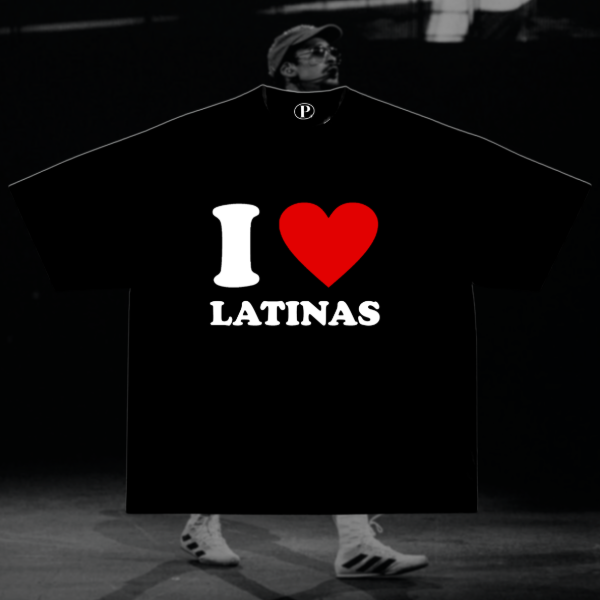 Baby tee love latinas negra