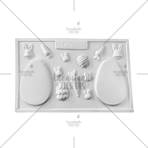 Producto - Molde Grande Huevo Pascua Plano
