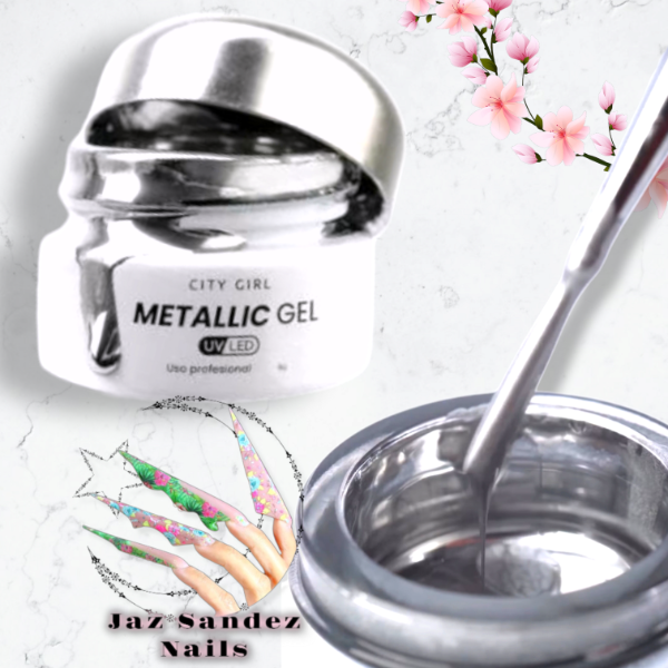 Producto - PAINT METALLIC SILVER CITY GIRL 8g