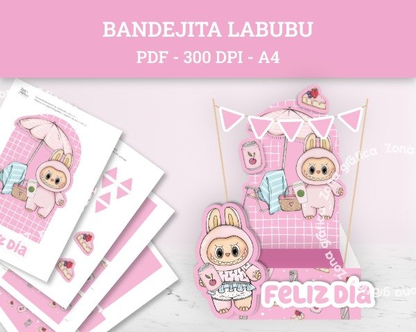Producto - Bandejita Labubu - Día del niño