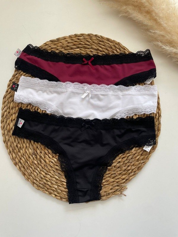 Producto - Colaless Microfibra con Puntilla SAYKA- COD 3968