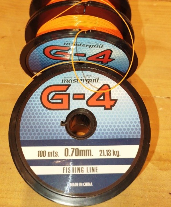 Producto - TANZA G-4 MASTERGUIL NARANJA 0,70MM X100 METROS