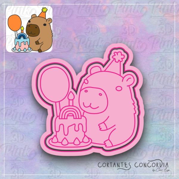 Producto - Carpincho capibara con pastel