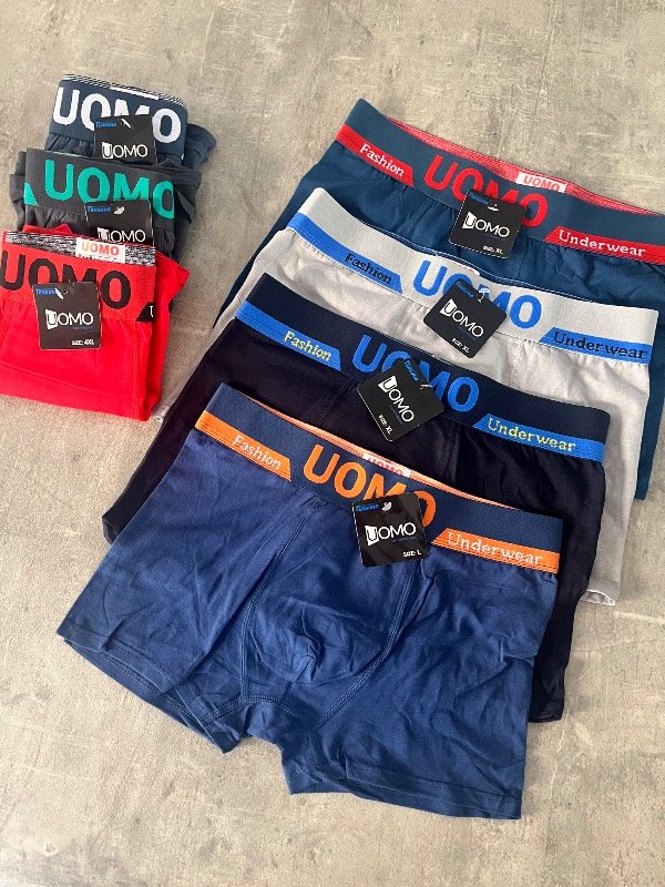 Producto - Boxer Uomo Liso Talle L al 4XL (POR DOCENA)