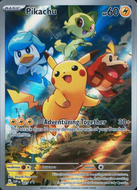 Producto - 2023 SVP PALDEA EVOLVED ETB PROMO SVP027 PIKACHU