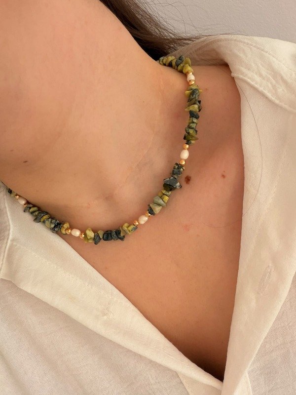 Producto - Collar Jaspe Dálmata VYA - 1