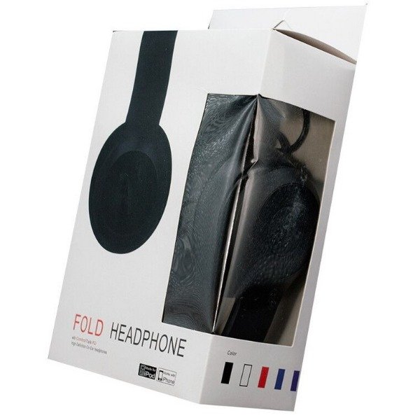 Producto - Auriculares Fold Headphone [rojo y blanco]