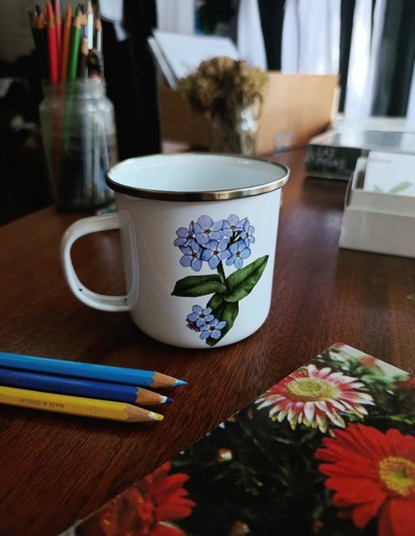 Producto - Tazas Botánicas enlozadas