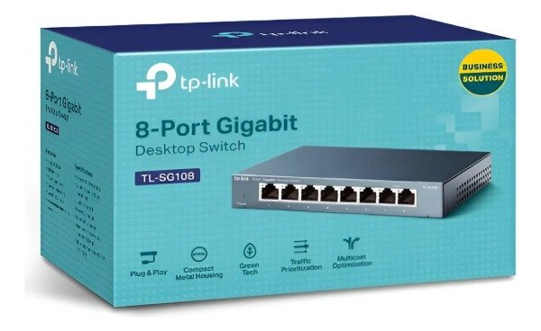 Producto - SWITCH 8P TP-LINK SG108  GIGABIT